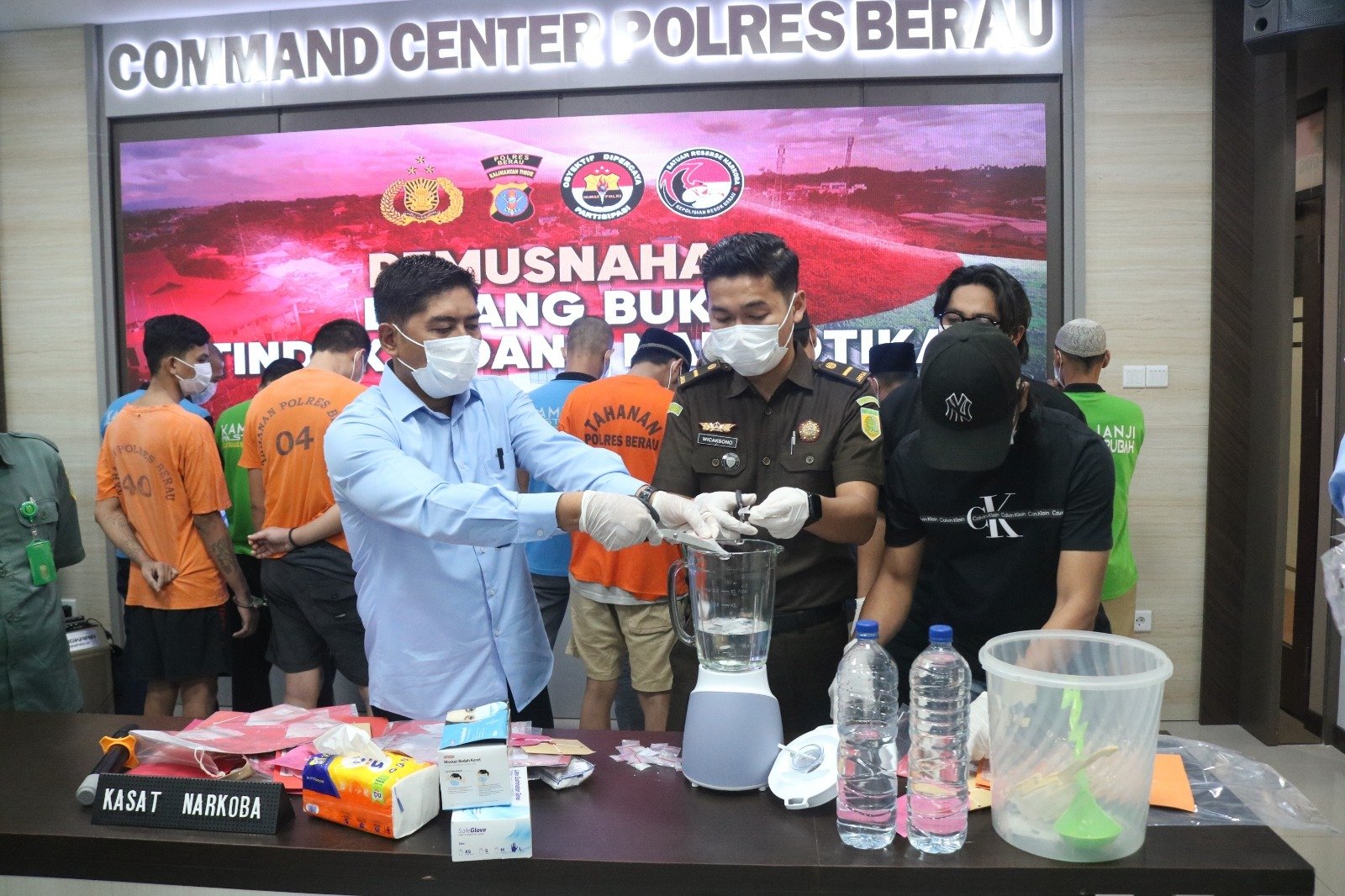 Polres Berau Musnahkan 37,24 Gram Sabu, Bukti Komitmen Berantas Narkoba