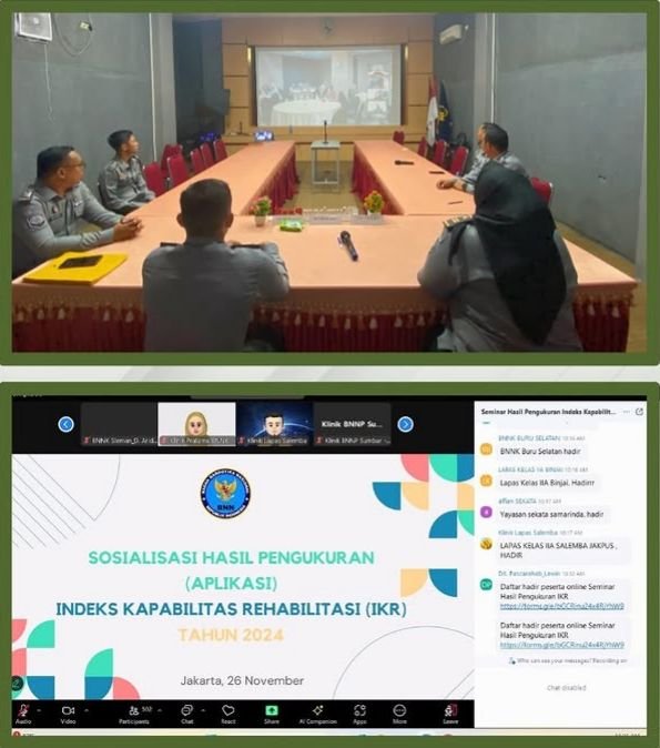 Lapas Narkotika Samarinda Raih Nilai A dalam Pengukuran Indeks Kapabilitas Rehabilitasi