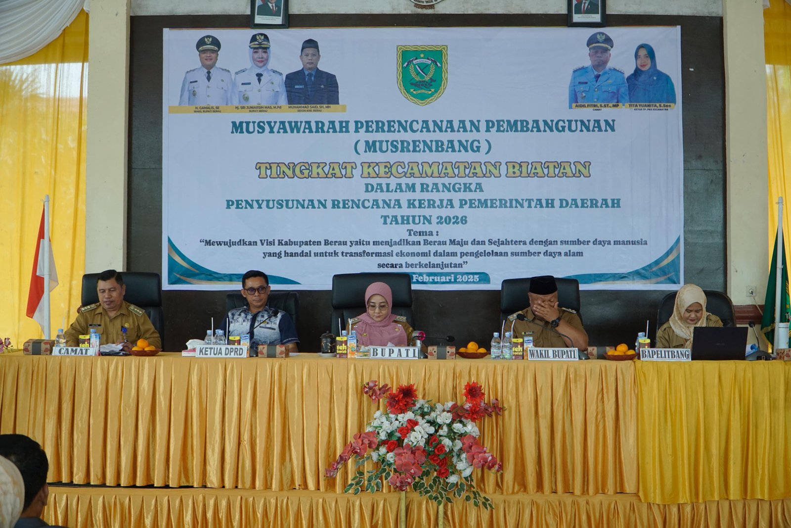 Bupati Berau Tekankan Peningkatan Infrastruktur Jalan dan Potensi Kampung dalam Musrenbang Biatan 2025