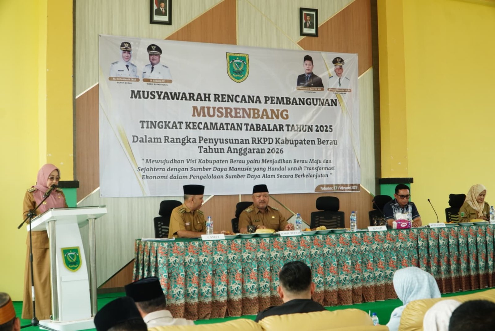 Camat Tabalar Dorong Penyelesaian Konflik Tapal Batas Lewat Musrenbang 2025