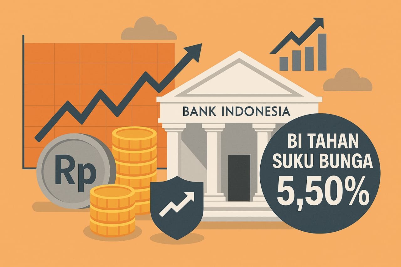 BI Tahan Suku Bunga 5,50% Guna Prioritaskan Stabilitas di Tengah Ketidakpastian Global