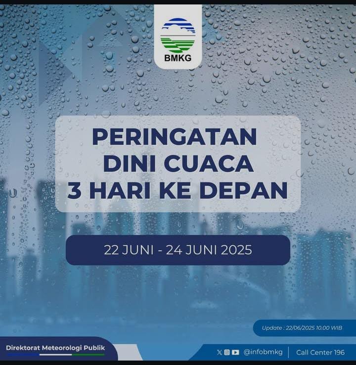BMKG Peringatkan Cuaca Ekstrem di Berau, Waspadai Hujan Lebat dan Petir