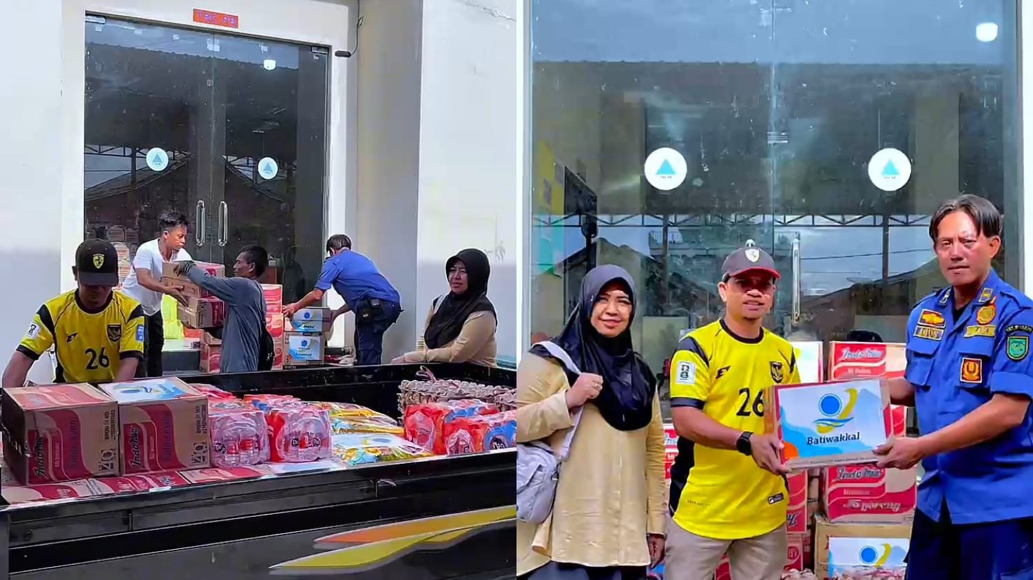 Perumda Batiwakkal Salurkan Bantuan Sembako untuk Korban Banjir Berau