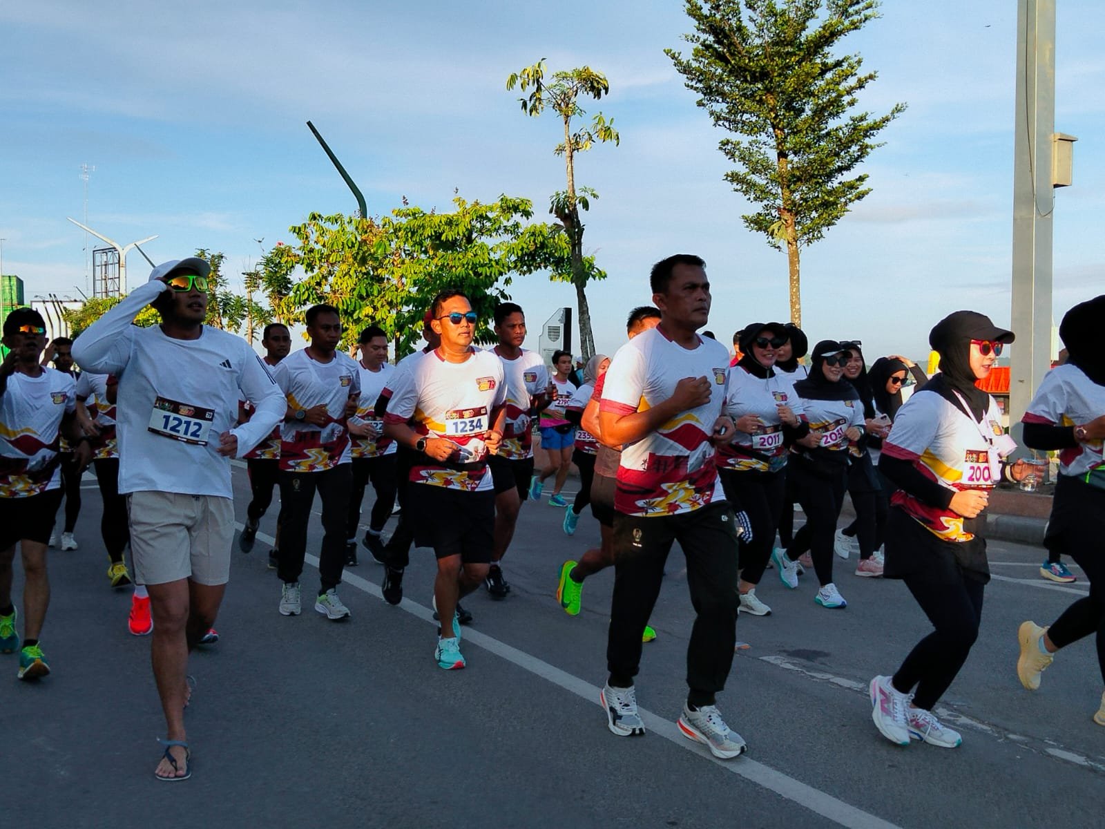 Rayakan HUT Bhayangkara ke-79 Polres Berau Gelar Fun Run