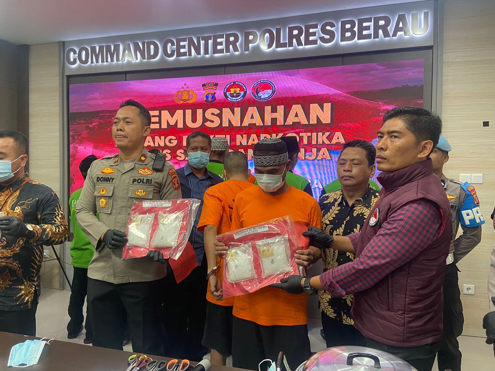 Polres Berau Ungkap Jaringan Narkoba, Mayoritas Pelaku Pendatang dan Residivis