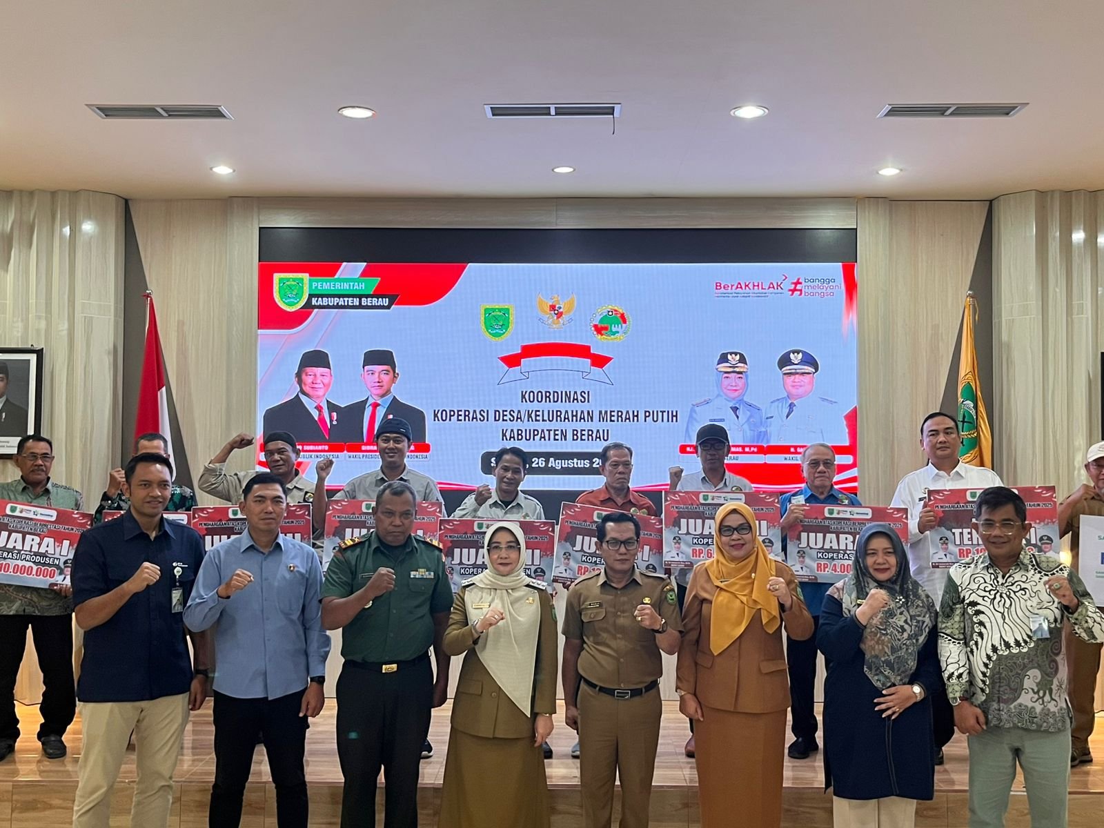 Dorong Kemandirian Ekonomi, Bupati Berau Tekankan Peran Koperasi Merah Putih