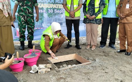 Peletakan Batu Pertama, Pembangunan RS Tirta Tipe D Dimulai
