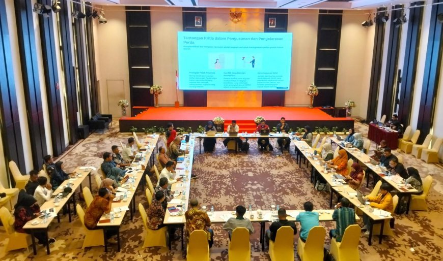 FGD Bahas Kesesuaian Produk Hukum Daerah, Dorong Sinkronisasi Regulasi di Kalimantan Timur