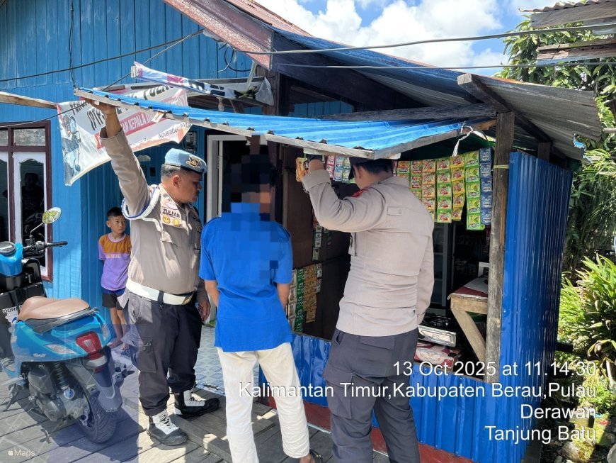 Pencurian di Tanjung Batu Berakhir Damai, Polsek Derawan Fasilitasi Mediasi