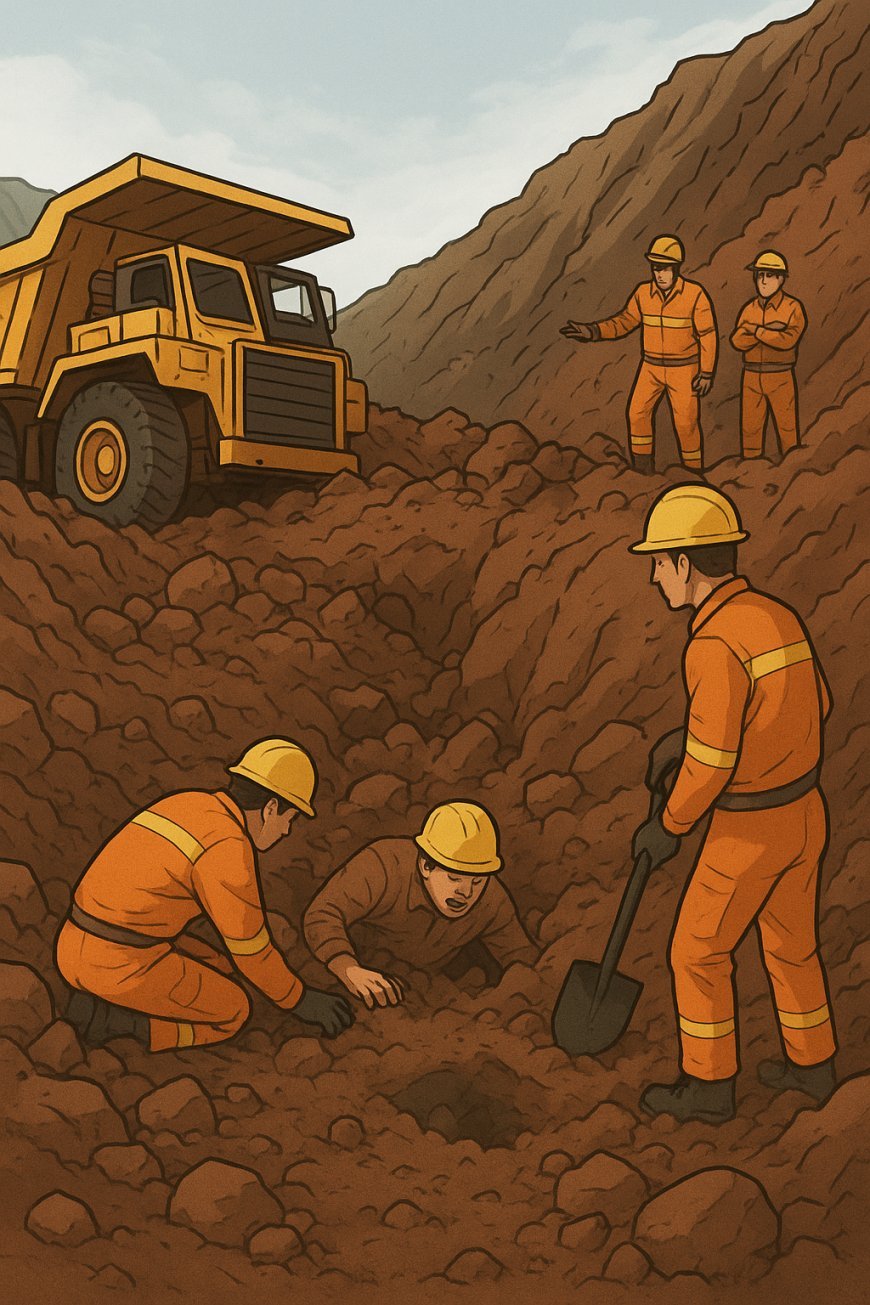 Pekerja Tambang PT SBE Tertimbun Longsor, Proses Pencarian Masih Berlangsung