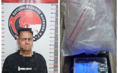 Satresnarkoba Polres Berau Sita 73,30 Gram Sabu, Pengedar 38 Tahun di Karang Ambun Ditangkap