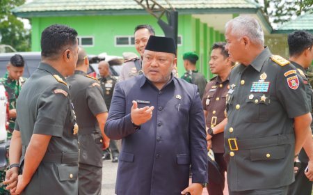 Wabup Berau Hadiri Sertijab Danyon Armed 18/Buritkang, Tekankan Perkuat Kolaborasi