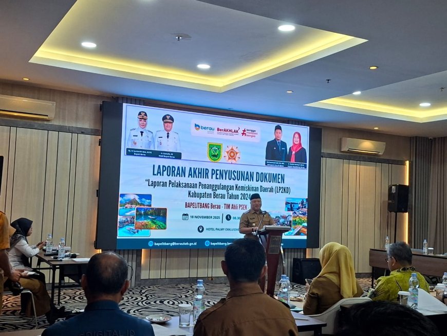 Pemkab Berau Sampaikan Hasil Akhir LP2KD 2024, Penurunan Angka Kemiskinan Berjalan Positif