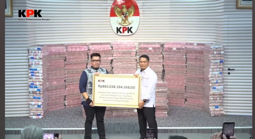KPK Pamerkan Rp 300 Miliar Uang Rampasan Kasus Korupsi Taspen, Total Capai Rp 883 Miliar