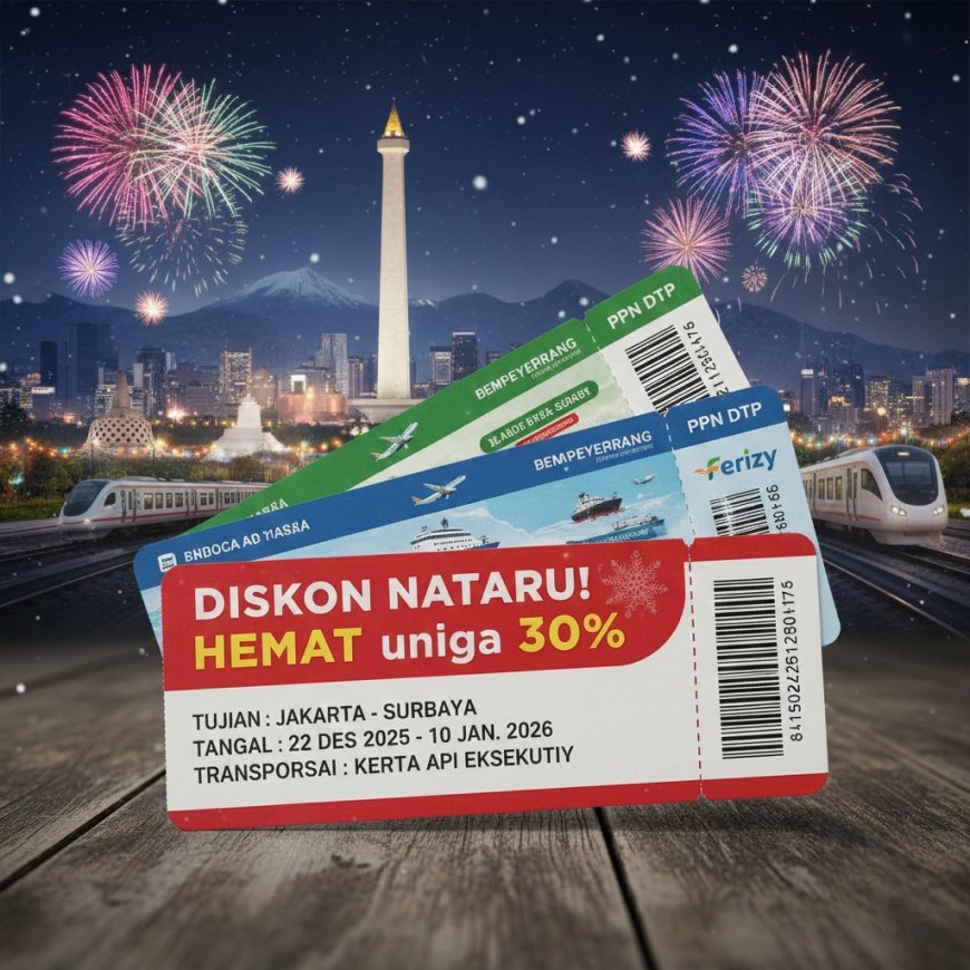 Pemerintah Gelontorkan Diskon Tiket Transportasi Jelang Nataru 2025/2026, Mobilitas Dipacu, Inflasi Dijaga