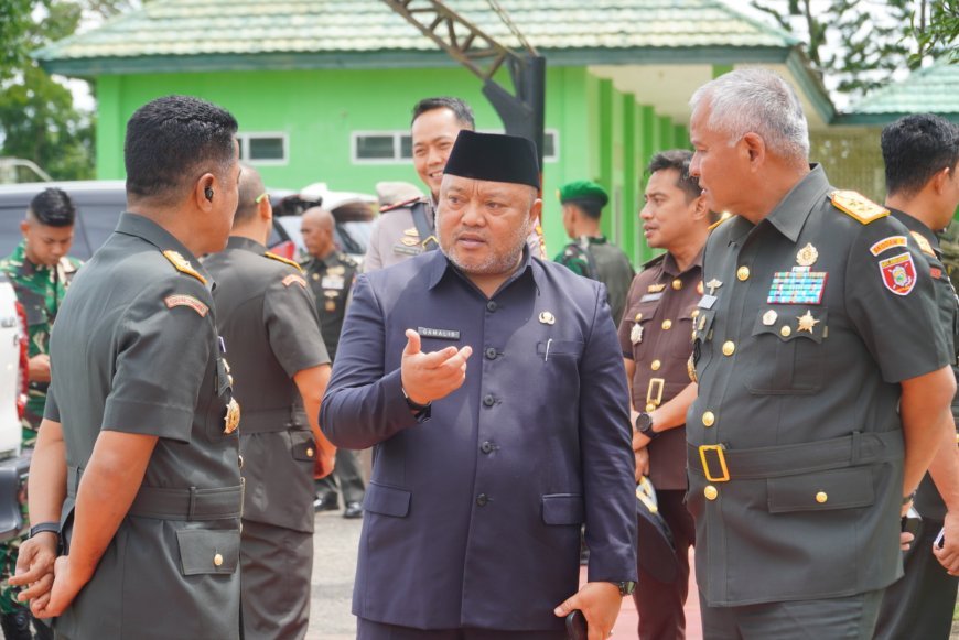 Wabup Berau Hadiri Sertijab Danyon Armed 18/Buritkang, Tekankan Perkuat Kolaborasi