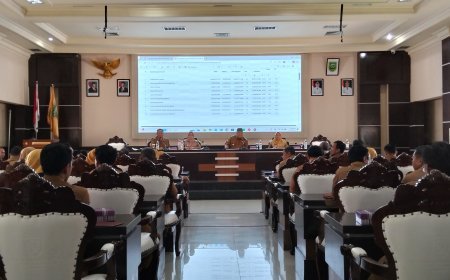Bupati Berau Ingatkan Disiplin Kerja dan Komitmen OPD dalam Evaluasi Percepatan APBD 2025