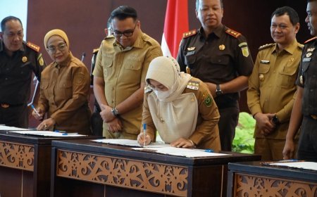 Dukung Pidana Kerja Sosial Humanis, Bupati Berau Hadiri Penandatanganan MoU Kejati dan Pemprov Kaltim