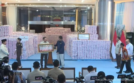 Prabowo Saksikan Penyerahan Rp6,6 Triliun dan 4 Juta Hektare Hutan Hasil Penertiban Kawasan