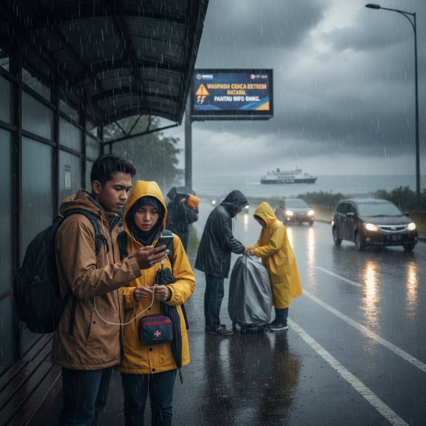 Waspada Cuaca Ekstrem, Ini Tips Aman Berlibur Saat Nataru