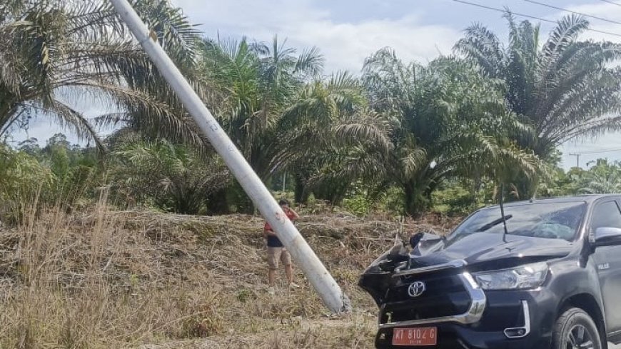 Pemadaman Listrik Darurat di Tanjung Batu dan Sekitarnya, Perbaikan Tiang Jaringan Tertabrak