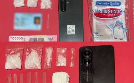 Polres Berau Bongkar Jaringan Sabu di Karang Ambun, Tiga Orang Diamankan