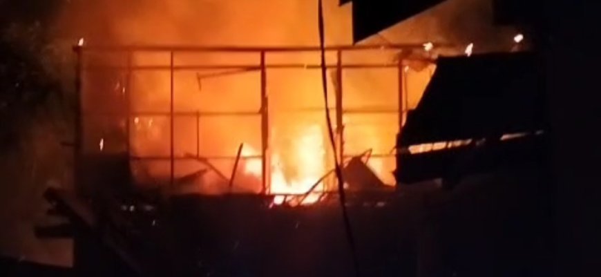 Cafe Galaxy Labanan Hangus Terbakar, BPBD Berau Ingatkan Kewaspadaan Dini