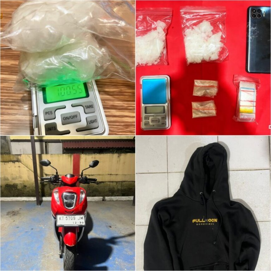 Sat Resnarkoba Polres Berau Amankan Peredaran Sabu 100 Gram di Tanjung Redeb