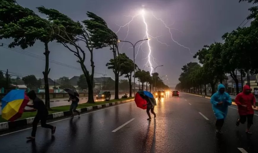 BMKG Peringatkan Potensi Cuaca Ekstrem hingga Awal Februari, Sejumlah Wilayah Berstatus Siaga
