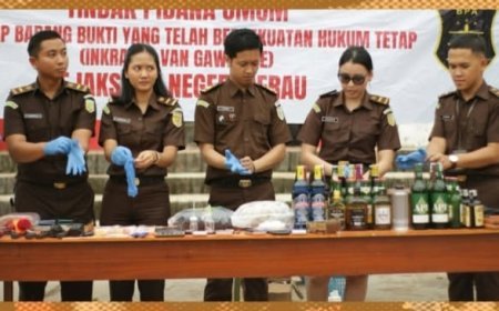 Kejari Berau Pilih Sekolah sebagai Lokasi Pemusnahan Barang Bukti, Sasar Edukasi Hukum Pelajar
