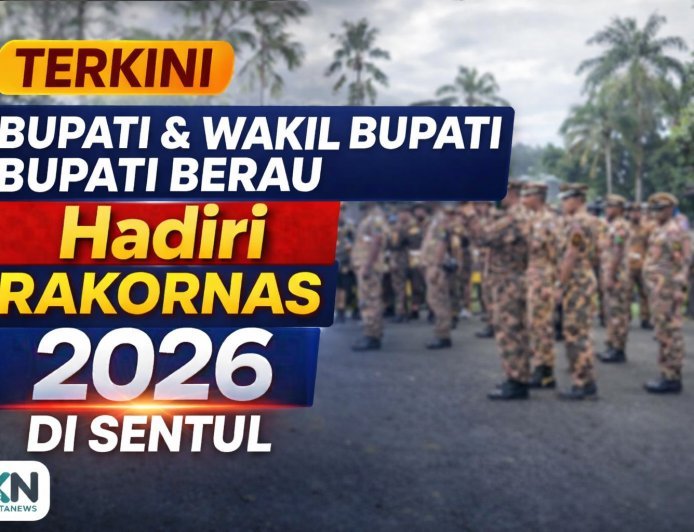 Bupati & Wakil Bupati Berau Hadiri Rakornas 2026 Di Sentul
