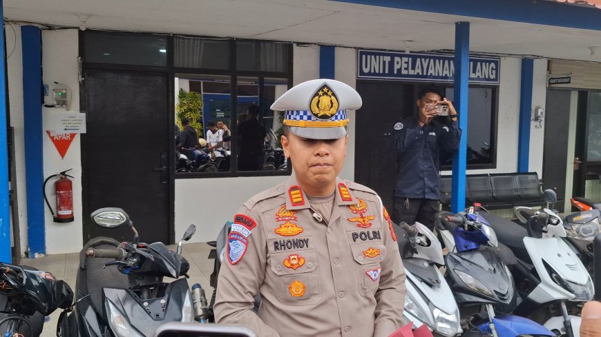 49 Kasus Knalpot Brong, Satlantas  Gelandang Banyak Motor Pembalap liar Ke Markas Polres Berau