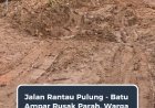 Jalan Rantau Pulung–Batu Ampar di Kutim Rusak, Warga Keluhkan Akses Saat Hujan