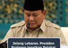 Prabowo Imbau Menteri Tak Gelar Open House Mewah Saat Lebaran