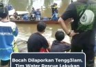 Seorang Anak Dilaporkan Tenggelam di Sungai Barito, Tim SAR Lakukan Pencarian