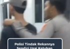 Polisi Tindak Rekannya Sendiri Usai Keluhan Warga, Berujung Viral