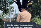 Musik Keras Ganggu Salat Ied, Warga di Bandung Ditegur