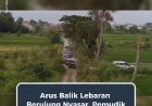 Arus Balik Lebaran Berujung Nyasar, Pemudik Masuk Sawah di Sleman 🚗🌾