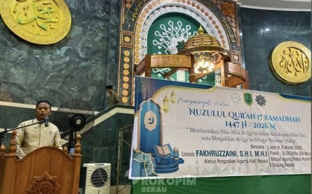 Peringati Nuzulul Qur’an, Sekda Berau Serukan Pesan Toleransi di Tengah Masyarakat