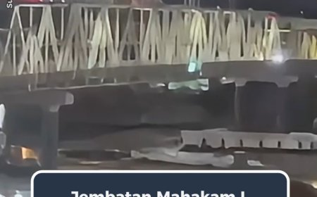 Jembatan Mahakam I Dilaporkan Kembali Tersenggol Kapal