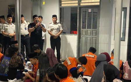 ​Safari Ramadan di Rutan Tanjung Redeb, Kakanwil Kaltim Tinjau Dapur Sehat hingga Program Tahfiz