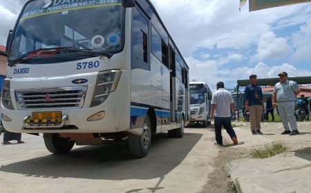 Dishub Berau Siapkan Transportasi dan Lakukan Ramp Check Bus Jelang Mudik Lebaran 2026