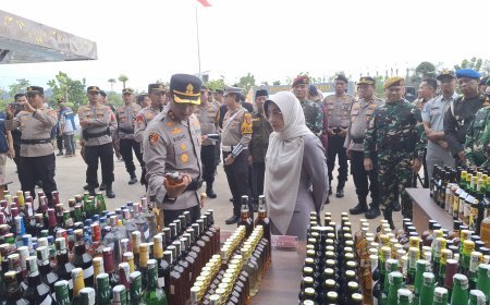 Sikat Balap Liar dan Miras, Kinerja Polres Berau Dapat Acungan Jempol dari Bupati