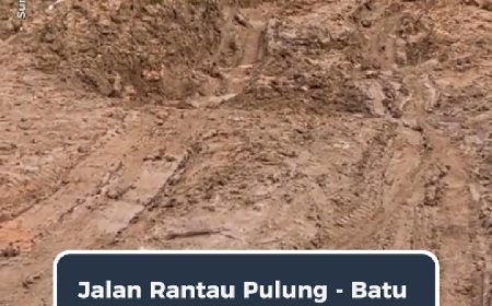 Jalan Rantau Pulung–Batu Ampar di Kutim Rusak, Warga Keluhkan Akses Saat Hujan