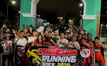 SAPMA Pemuda Pancasila Berau Gelar Ramadhan Running Race 2026