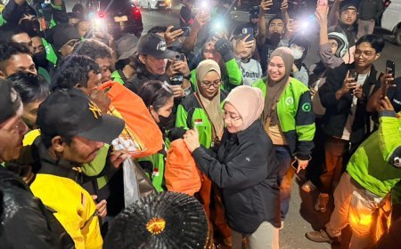 Aksi Nyata Bupati Berau: Turun ke Pangkalan, Bagi Sembako Hingga Serap Aspirasi Driver Ojol