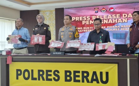 Lolos Dua Kali ke Samarinda dan Makassar, Kurir Sabu 10 Kg Akhirnya Takluk di Tangan Reskoba Berau