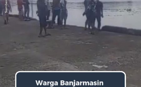 Penemuan Mayat di Sungai Martapura, Banjarmasin