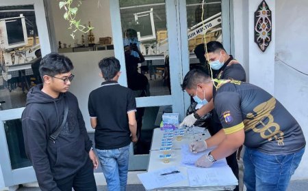 Pastikan Mudik Aman, Polda Kaltim Gelar Operasi Tes Urine bagi Sopir di Pelabuhan Kariangau