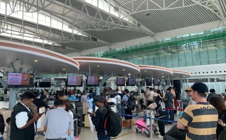 Bandara SAMS Sepinggan Balikpapan Resmi Terapkan Sistem Rebalancing Area Check-in